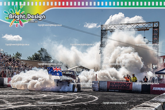 Summernats 34 Sunday 9 Jan 2022  BDMP2488  LUXIFER BURNOUT