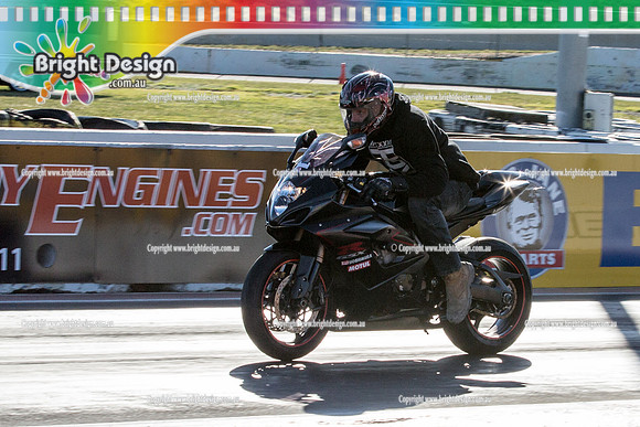 ANDRA Street Outlaws Drag Racing Quals Rnd 5 @ Calder Park 24 September 2014 (25148)  BIKE
