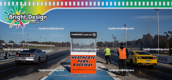Street Outlaws Syd Vs Melb @ Heathcote Park Raceway Sat 1 July 2017  (5663)   AKU894  TONY MUSCARA  DAX29G