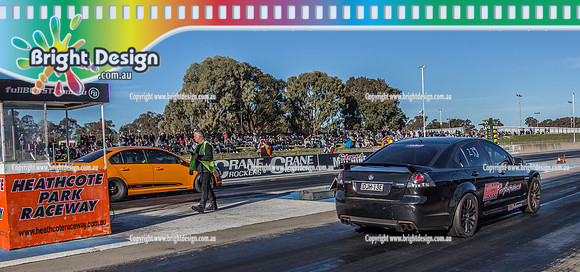 Street Outlaws Syd Vs Melb @ Heathcote Park Raceway Sat 1 July 2017  (5794)   SLY310  DJE13E   RUSSO PERFORMANCE