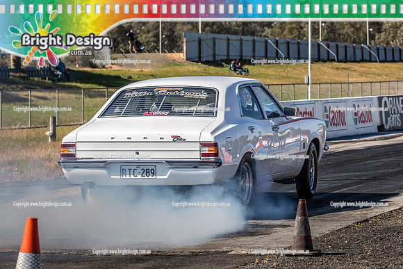 Ford Nationals #1 @ Heathcote Park Raceway Sat 22 Sept 2018  (12550)  RTC289 NICK EFTHIMIOU WHITE CORTINA