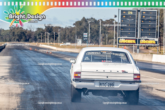 Ford Nationals #1 @ Heathcote Park Raceway Sat 22 Sept 2018  (12552)  RTC289 WHITE CORTINA NICK EFTHIMIOU