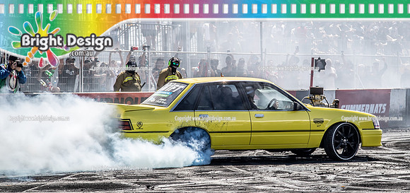 Summernats 34 Sunday 9 Jan 2022  BDMP1574  HAZARD BURNOUT