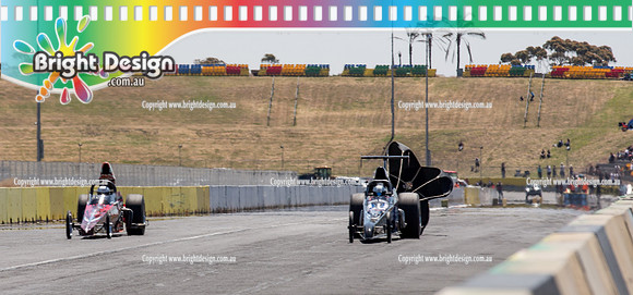 Melbourne Jamboree #1 @ Calder Park Raceway Drag Racing SAT 24 Oct 2015 (34244)  KENNY STEWART 1388  1031 PARACHUTE