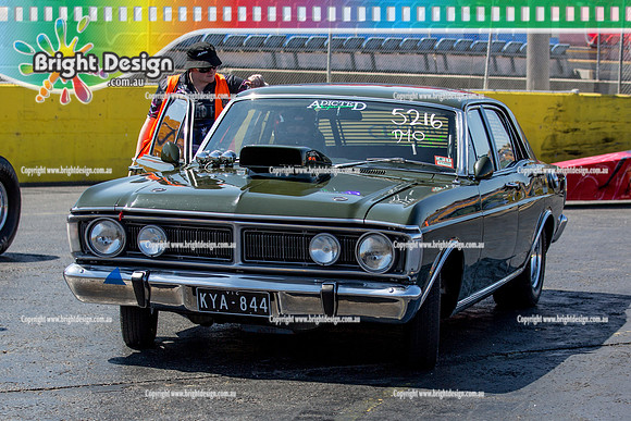 Melbourne Jamboree #1 @ Calder Park Raceway Drag Racing SAT 24 Oct 2015 (33862)  KYA844