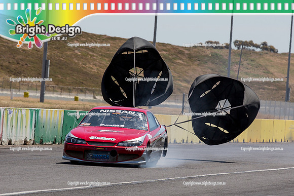 Melbourne Jamboree #1 @ Calder Park Raceway Drag Racing SAT 24 Oct 2015 (34141)  CCSS 4961 MICHAEL BAGHDADI  PARACHUTE