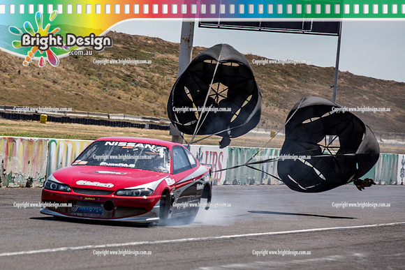 Melbourne Jamboree #1 @ Calder Park Raceway Drag Racing SAT 24 Oct 2015 (34144)  CCSS 4961 MICHAEL BAGHDADI  PARACHUTE
