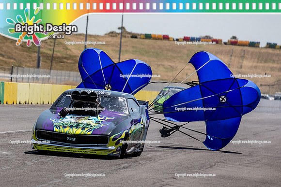 Melbourne Jamboree #1 @ Calder Park Raceway Drag Racing SAT 24 Oct 2015 (34159)  ROB TAYLORS MOTORSPORT  PARACHUTE
