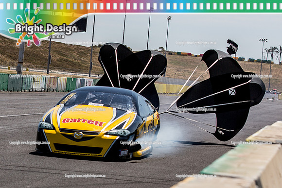 Melbourne Jamboree #1 @ Calder Park Raceway Drag Racing SAT 24 Oct 2015 (34191)  PARACHUTE  2825 PAC PERFORMANCE
