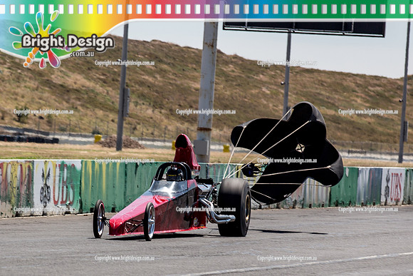 Melbourne Jamboree #1 @ Calder Park Raceway Drag Racing SAT 24 Oct 2015 (34200)  BRAGGS RACING PARACHUTE
