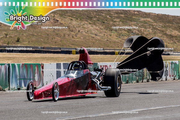 Melbourne Jamboree #1 @ Calder Park Raceway Drag Racing SAT 24 Oct 2015 (34202)  BRAGGS RACING PARACHUTE