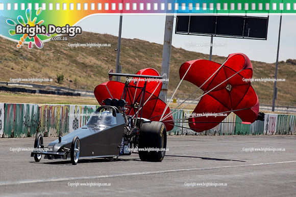 Melbourne Jamboree #1 @ Calder Park Raceway Drag Racing SAT 24 Oct 2015 (34214)  PARACHUTE   4231 CAMERON AMBESI