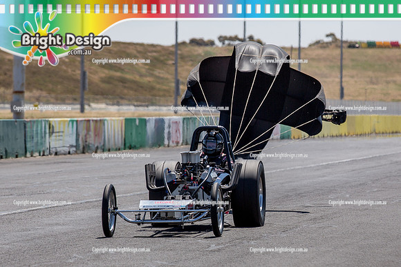 Melbourne Jamboree #1 @ Calder Park Raceway Drag Racing SAT 24 Oct 2015 (34218)  PARCHUTE TIM STEWART AMD 5833