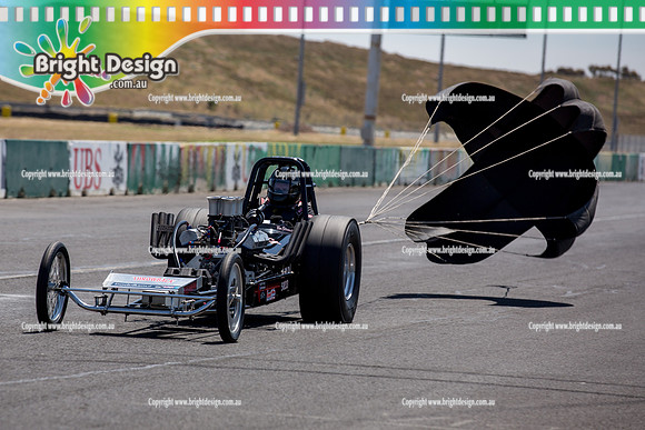 Melbourne Jamboree #1 @ Calder Park Raceway Drag Racing SAT 24 Oct 2015 (34220)   PARCHUTE TIM STEWART AMD 5833