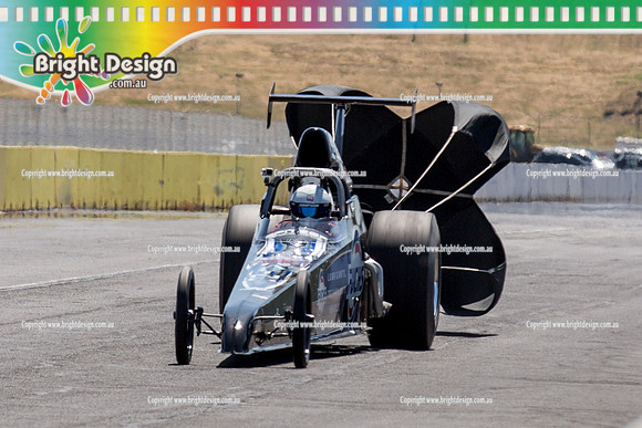 Melbourne Jamboree #1 @ Calder Park Raceway Drag Racing SAT 24 Oct 2015 (34246) AMD 1388 KENNY STEWART PARACHUTE