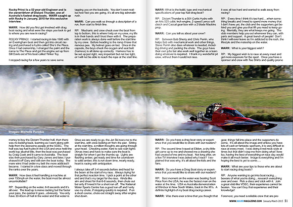 WARR Magazine Issue 3 - p50-51 Rocky Princi  Distant Thunder