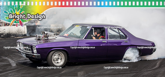 Summernats 29 SATURDAY 8 Jan 16  BDMP6739  WAZ308 BURNOUT