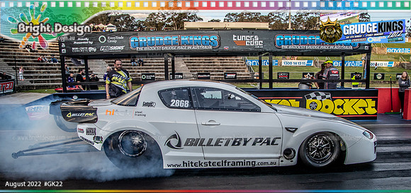 GK22 Grudge Kings @ Sydney Dragway Saturday 6 Aug 2022 (42379)  2868 RODNEY REHAYEM BILLET BY PAC