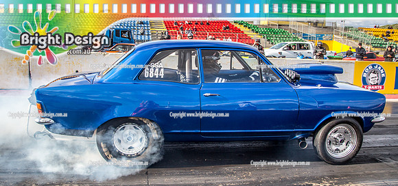 Funday @ Calder Park Drag Racing Sunday 1 July 2018  (106375)  6844 KJP350 PETER HERITAGE