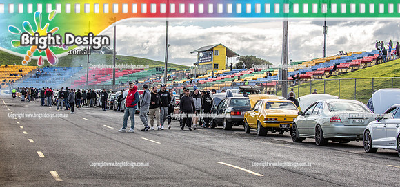 Funday @ Calder Park Drag Racing Sunday 1 July 2018  (105951)  STAGING LANES