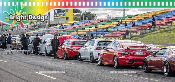Funday @ Calder Park Drag Racing Sunday 1 July 2018  (105919)  STAGING LANES