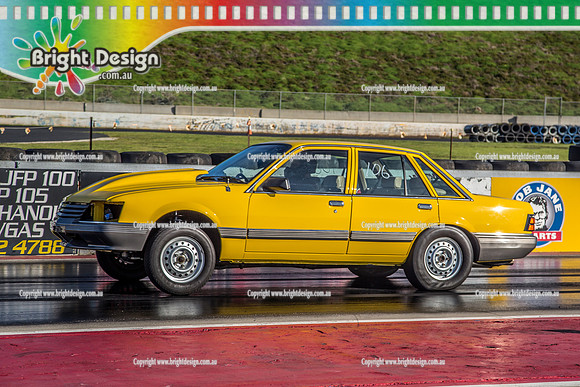 Funday @ Calder Park Drag Racing Sunday 1 July 2018  (105536)  CHRIS YELLOW VK
