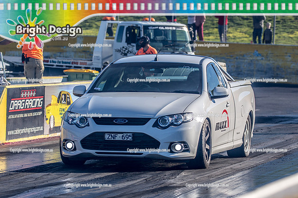 Funday @ Calder Park Drag Racing Sunday 1 July 2018  (105552)  ZNF695