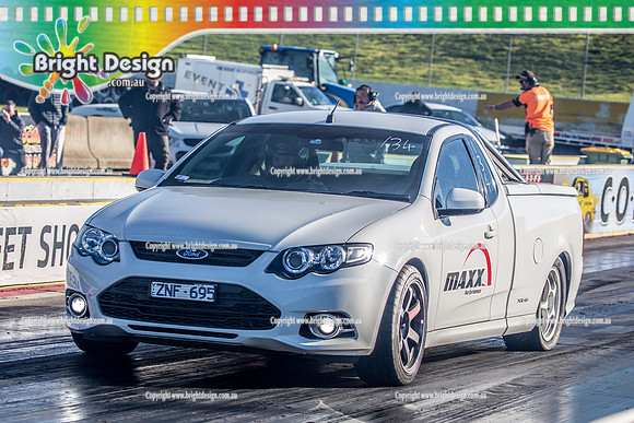 Funday @ Calder Park Drag Racing Sunday 1 July 2018  (105556)  ZNF695 MAXX