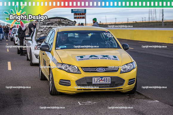 Funday @ Calder Park Drag Racing Sunday 1 July 2018  (105899)  1JS4BU STREET MACHINE TAXI