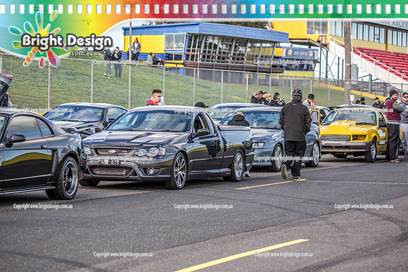 Funday @ Calder Park Drag Racing Sunday 1 July 2018  (105932)  ARX619  STAGING LANES
