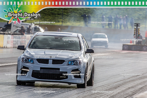Funday @ Calder Park Drag Racing Sunday 1 July 2018  (105978)  6536 WHITE HSV
