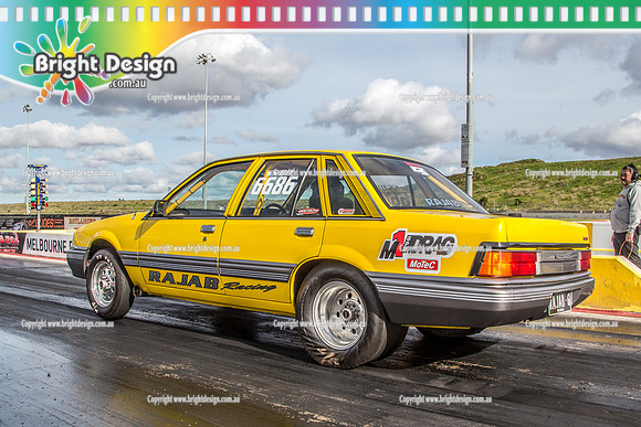 Funday @ Calder Park Drag Racing Sunday 1 July 2018  (106211)   6686 RAJAB6