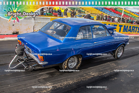 Funday @ Calder Park Drag Racing Sunday 1 July 2018  (106379)  6844 KJP350 PETER HERITAGE