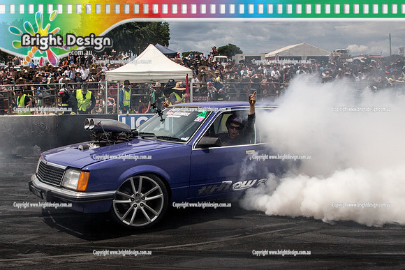Summernats 28 Sunday 4 Jan 2015  BD  (7944)  IBLOWN BURNOUT