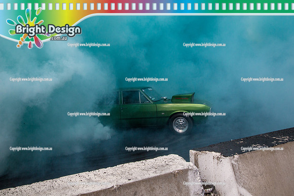 Summernats 28 Sunday 4 Jan 2015  BD  (8276)  BLOKY BURNOUT