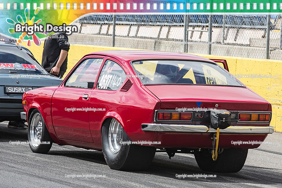 ANDRA Test n Tune @ Calder Park Raceway  SAT 25 Jan 2014  (7350)  SSA 4637 RED GEMINI