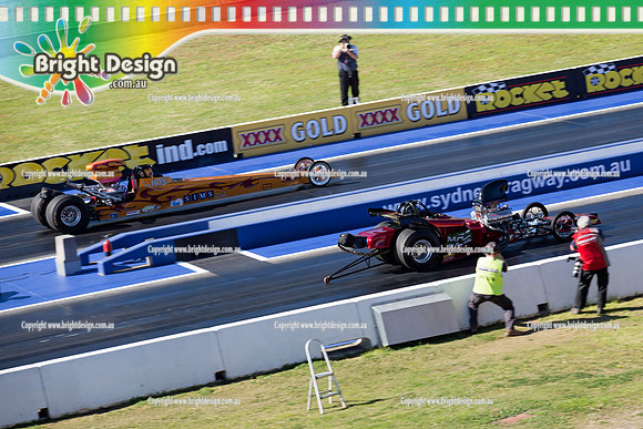 X-Champs @ Sydney Dragway FRI 2 May 2014  (1038)  AMD 3764 MICK BRAGGS RACING  AMD 1673 PETER BROWN