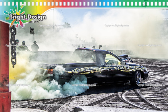 Summernats 34 Sunday 9 Jan 2022  BDMP2098  BAGMUP BURNOUT
