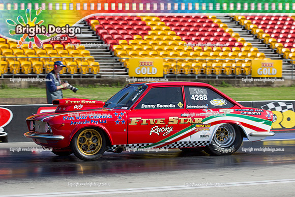 X-Champs @ Sydney Dragway SUN 4 May 2014  (6107)  DANNY BUCCELLA  SSAA 4288  FIVE STAR RACING