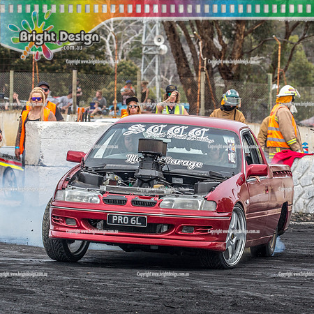 Street Machine Supernats 24 @ Stawell Motor Sports Club 8 Dec 2018  (1025)-2  PRO6L BURNOUT