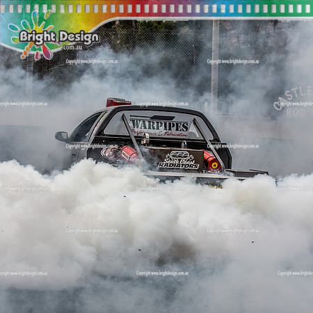 Street Machine Supernats 24 @ Stawell Motor Sports Club 8 Dec 2018  (1242)  ONGROG BURNOUT