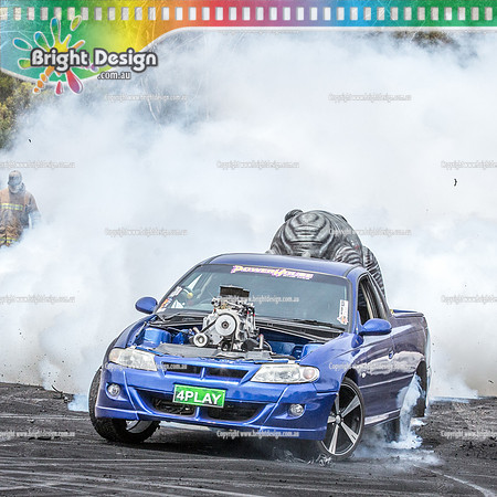 Street Machine Supernats 24 @ Stawell Motor Sports Club 8 Dec 2018  (1322)-2  4PLAY BURNOUT
