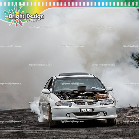 Street Machine Supernats 24 @ Stawell Motor Sports Club 8 Dec 2018  (1563)  FELONY BURNOUT