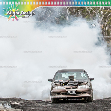 Street Machine Supernats 24 @ Stawell Motor Sports Club 8 Dec 2018  (2240)-2  GHETTO BURNOUT