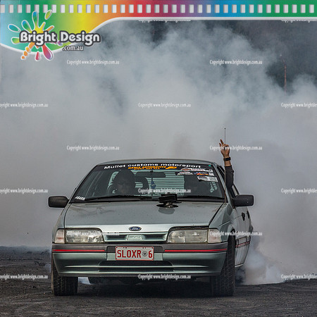 Street Machine Supernats 24 @ Stawell Motor Sports Club 8 Dec 2018  (2578)-2   SLOXR6 BURNOUT