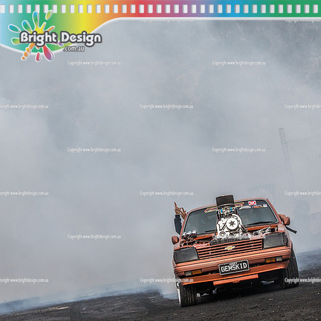 Street Machine Supernats 24 @ Stawell Motor Sports Club 8 Dec 2018  (3021)-3  GEMSKID BURNOUT