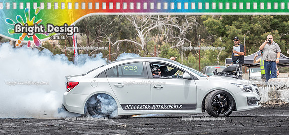 Street Machine Supernats 24 @ Stawell Motor Sports Club 8 Dec 2018  (1037)  HELLRAZOR BURNOUT
