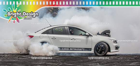 Street Machine Supernats 24 @ Stawell Motor Sports Club 8 Dec 2018  (1043)  HELLRAZOR BURNOUT