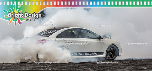 Street Machine Supernats 24 @ Stawell Motor Sports Club 8 Dec 2018  (1044)  HELLRAZOR BURNOUT