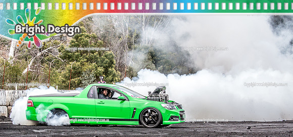 Street Machine Supernats 24 @ Stawell Motor Sports Club 8 Dec 2018  (1139)  FULL ON BURNOUT